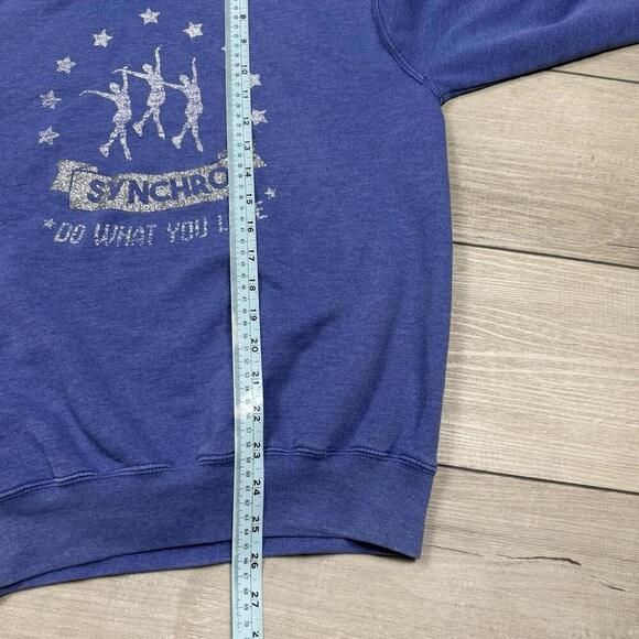 Y2K Champion ‘Stake Like The Champion’ Hoodie Adult Size Small Faded Glitter VTG - Picture 7 of 8